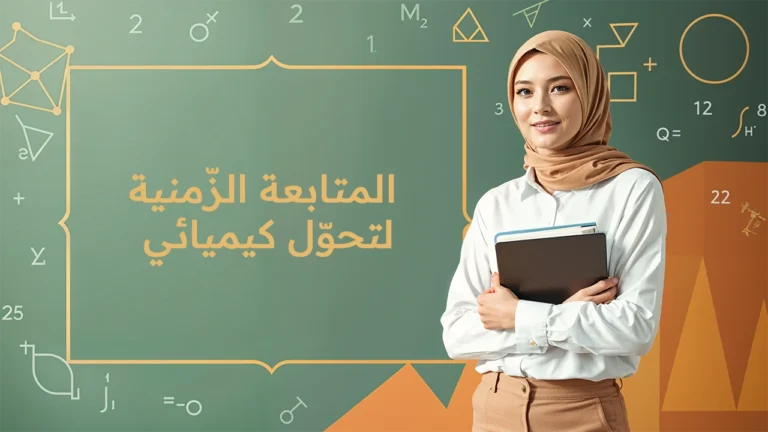 المتابعة الزمنية لتحول كيميائي