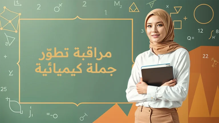 مراقبة تطور جملة كيميائية